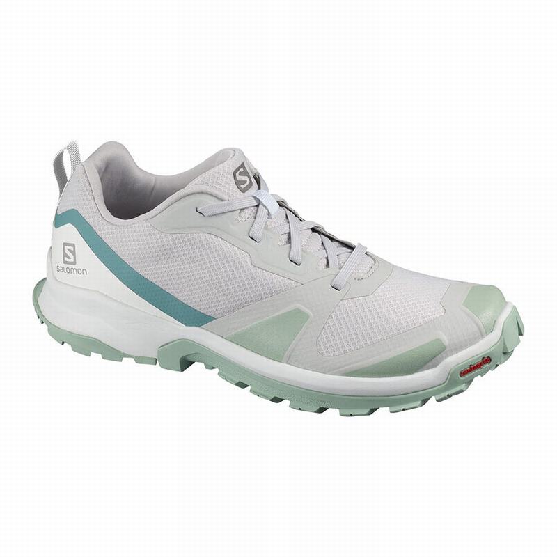 Salomon Israel XA COLLIDER W - Womens Trail Running Shoes - Grey/Light Turquoise Grey (QLRD-10564)